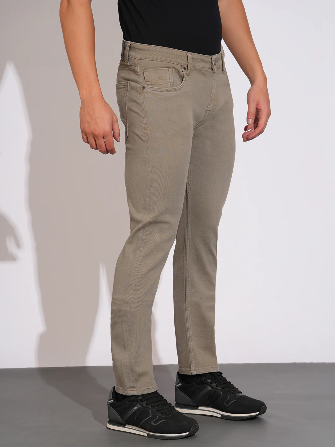 Green Straight Fit Denims for Men by Being Human Clothing - Image 2