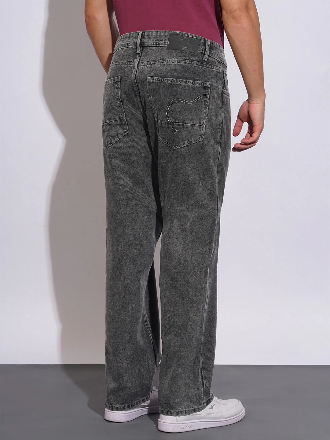 Grey Tone Anti Fit Jeans for Men by Being Human Clothing - Image 3