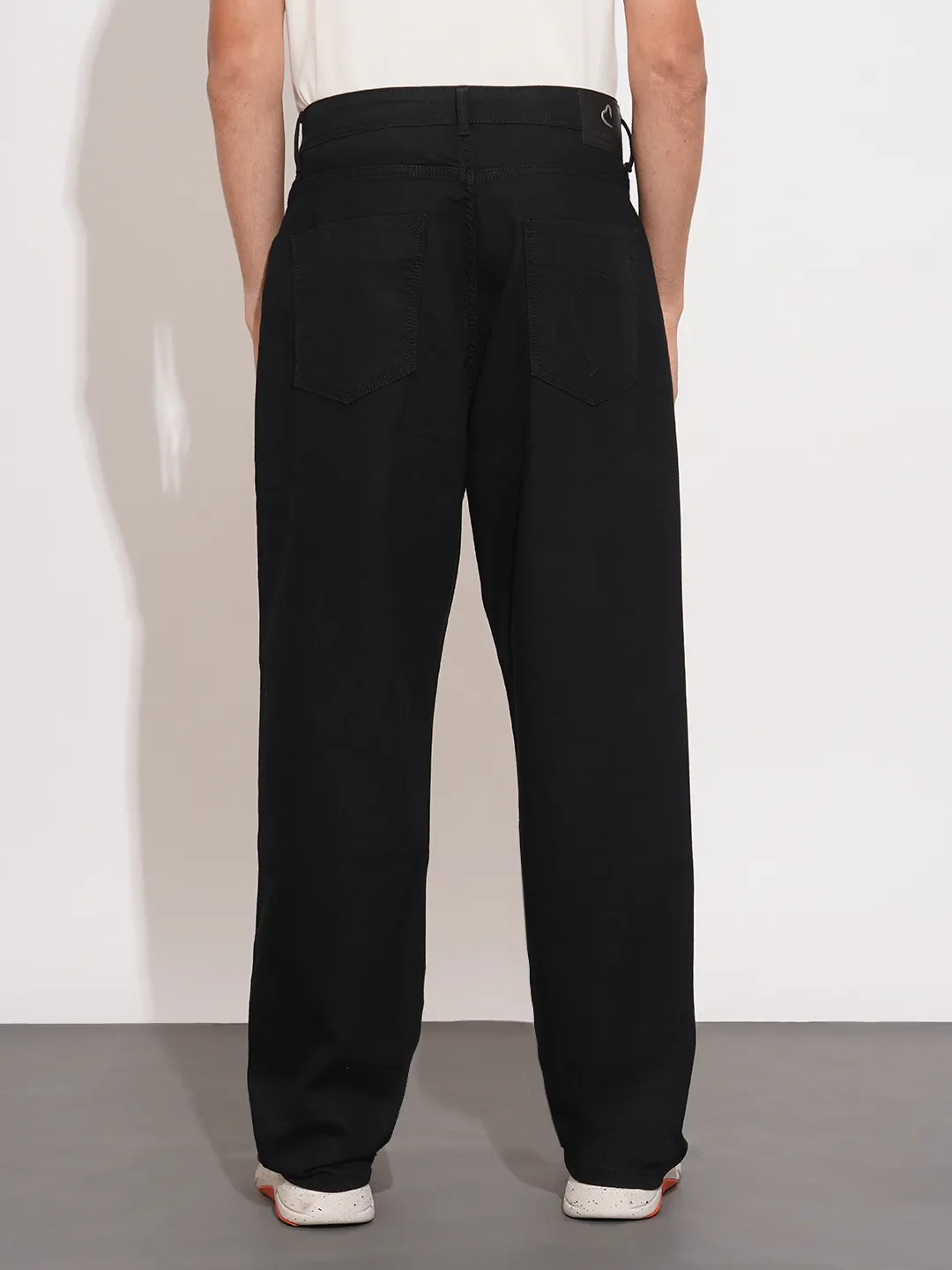 Black Anti Fit Denims For Men By Being Human Clothing - Image 3