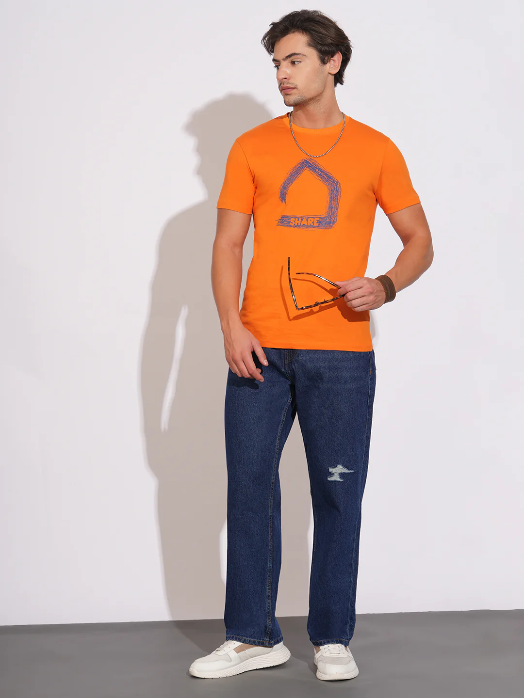 Mid Tone Anti Fit Denims for Men by Being Human Clothing - Image 4