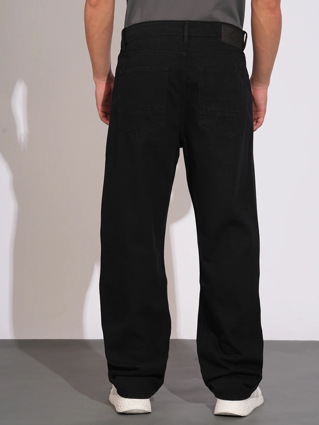 Raw Black Anti Fit Denims for Men by Being Human Clothing - Image 3