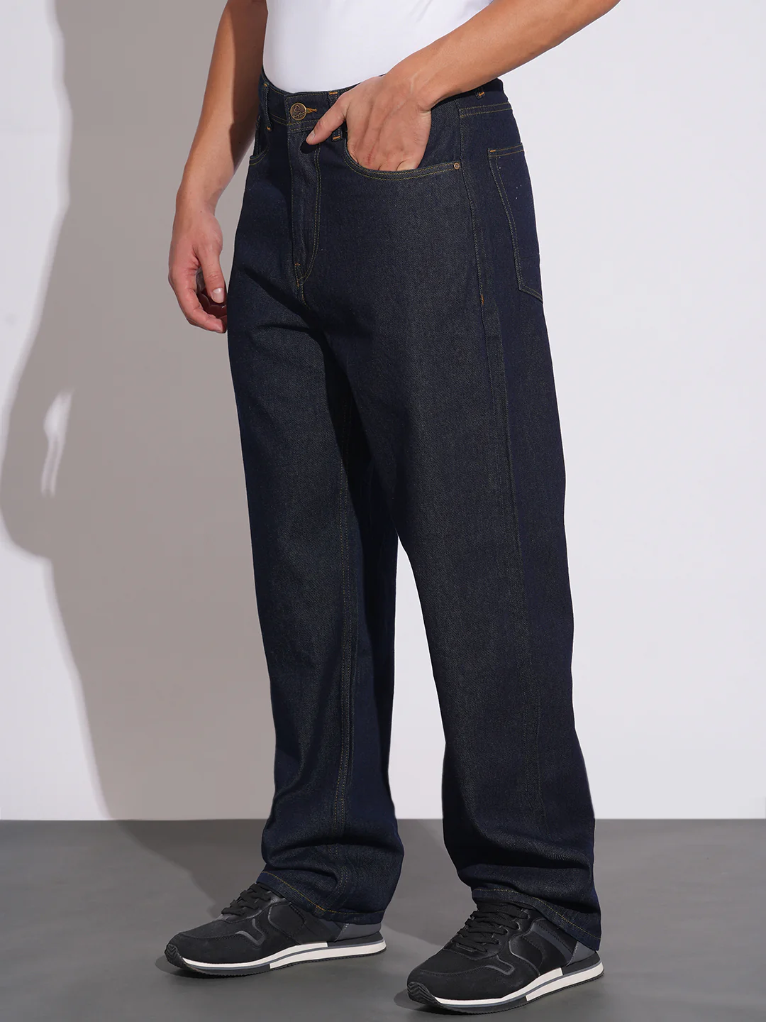 Raw Blue Anti Fit Denims for Men by Being Human Clothing - Image 2