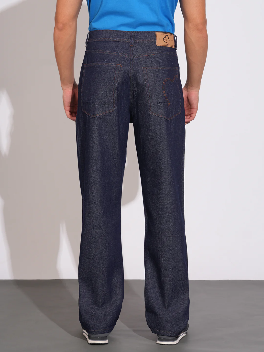 Raw Blue Anti Fit Denims for Men by Being Human Clothing - Image 3