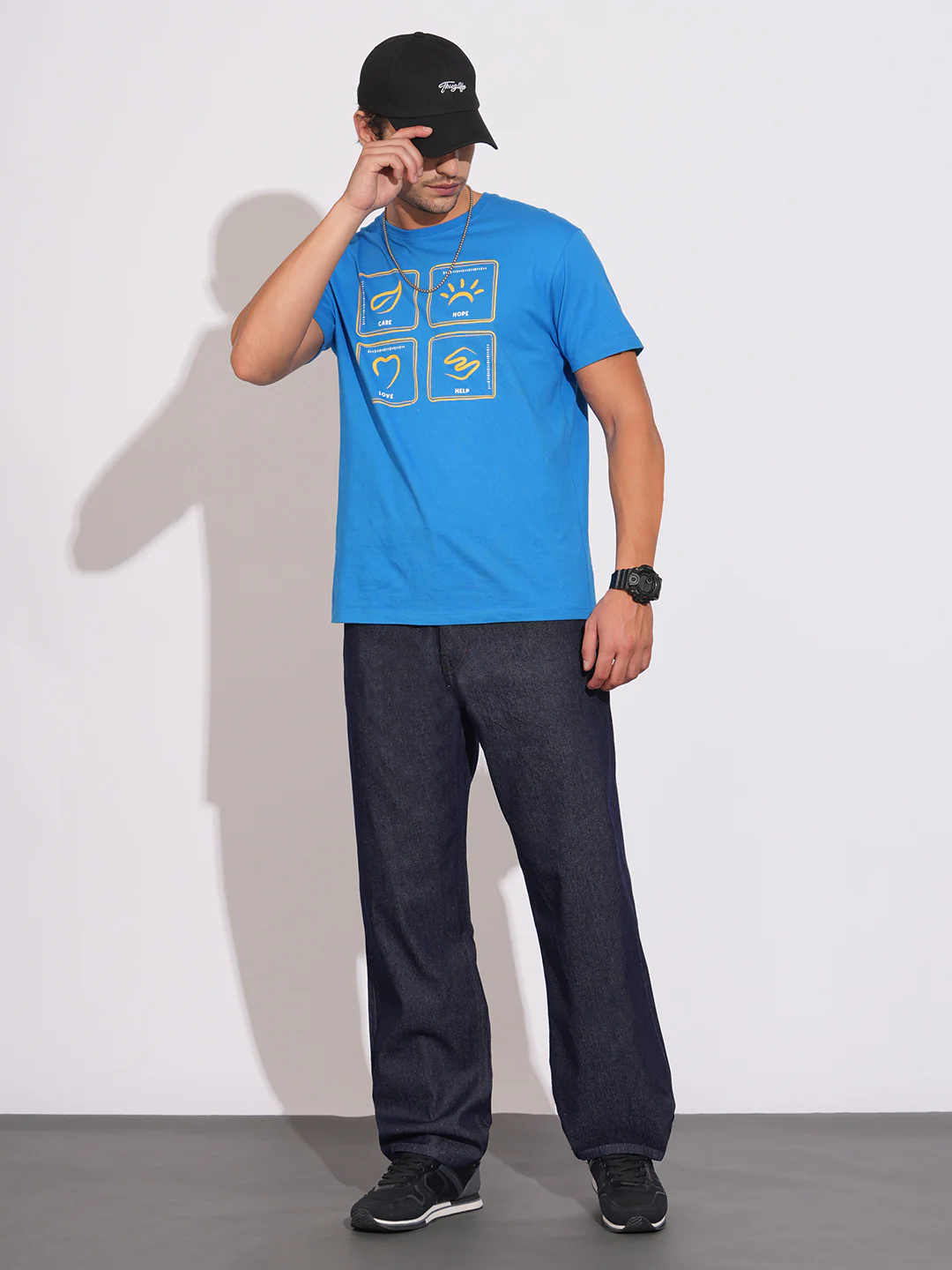 Raw Blue Anti Fit Denims for Men by Being Human Clothing - Image 4