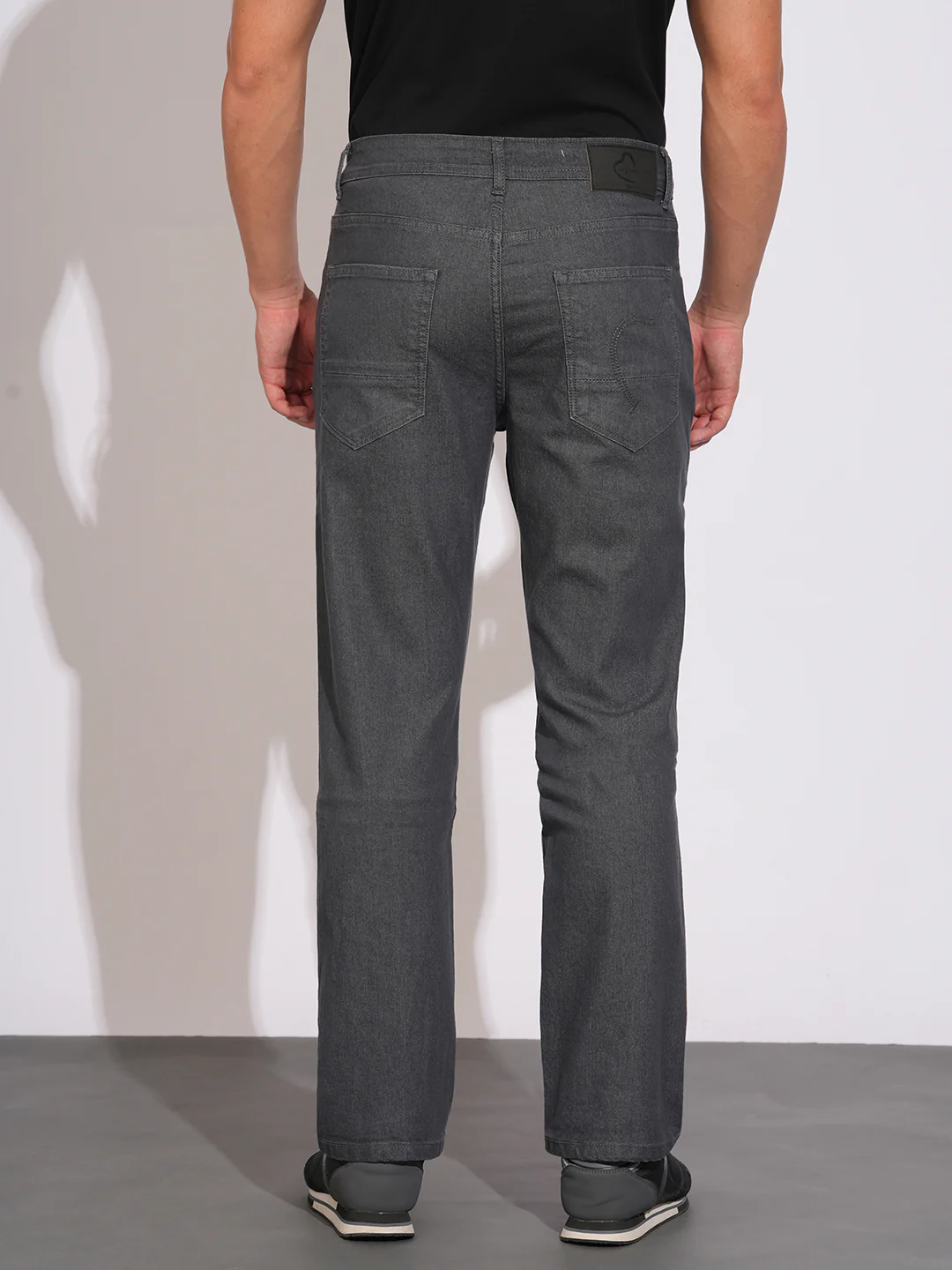 Raw Grey Boot Cut Fit Denims for Men by Being Human Clothing - Image 3
