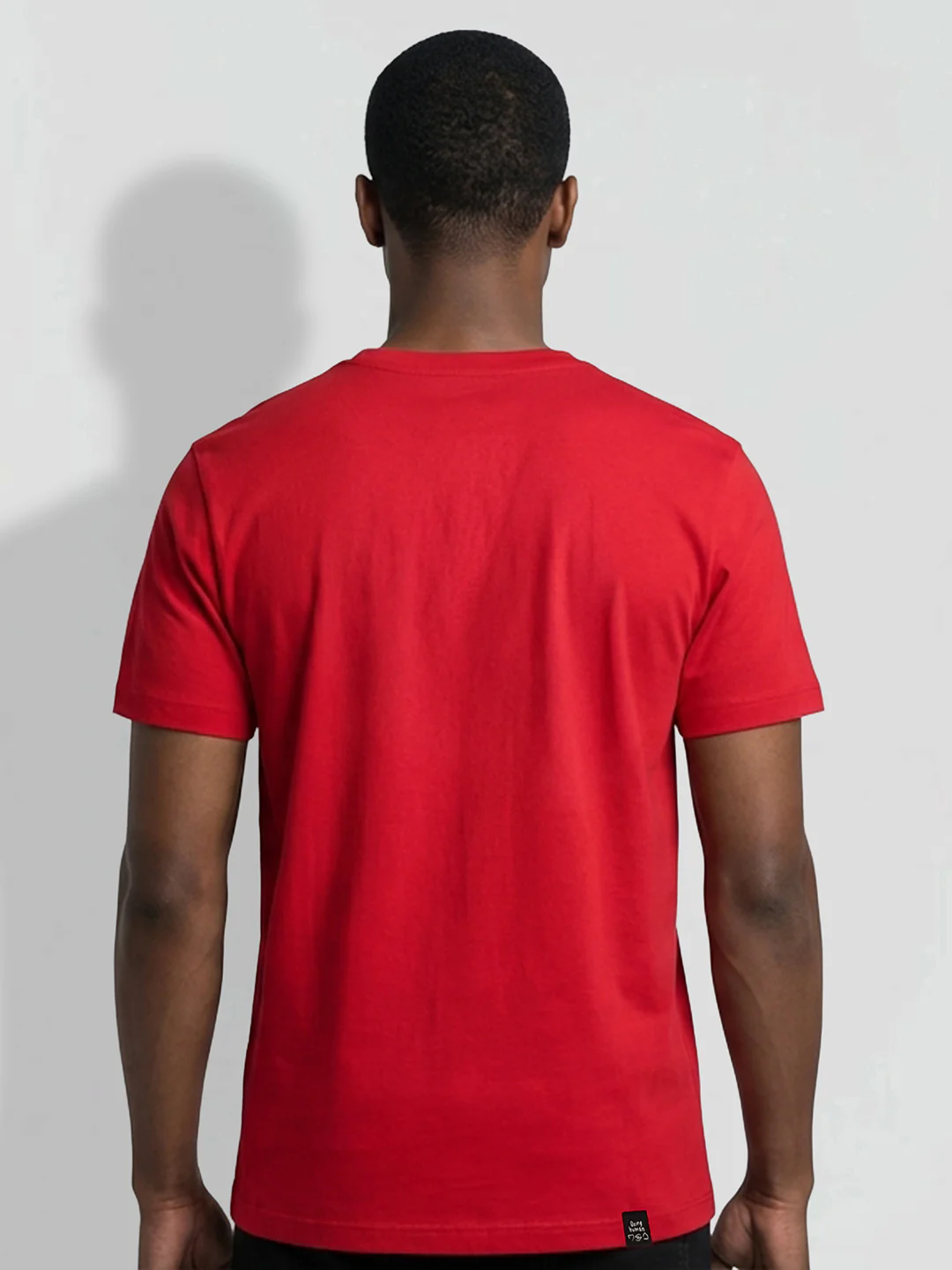 Red Moderno Fit Men's Love Graphic T-Shirt by Being Human Clothing - Image 3